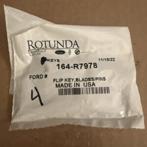 NEW OEM Ford Smart Key Emergency Key Blanks Set of 4 Fusion 13-16 F-150 15-17