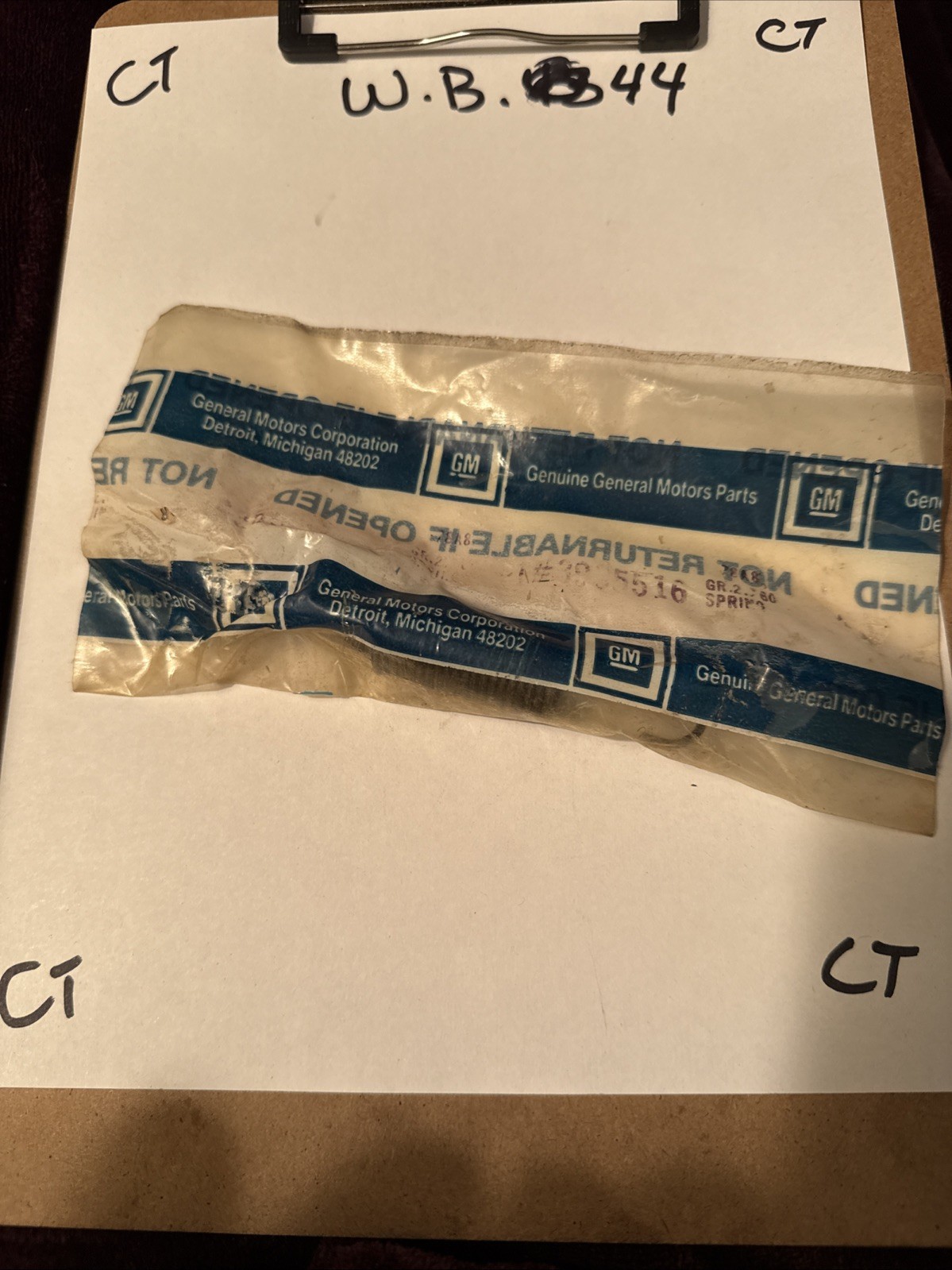 NOS 1968-82 Chevy Corvette Headlight Housing Spring OEM GM 3935516