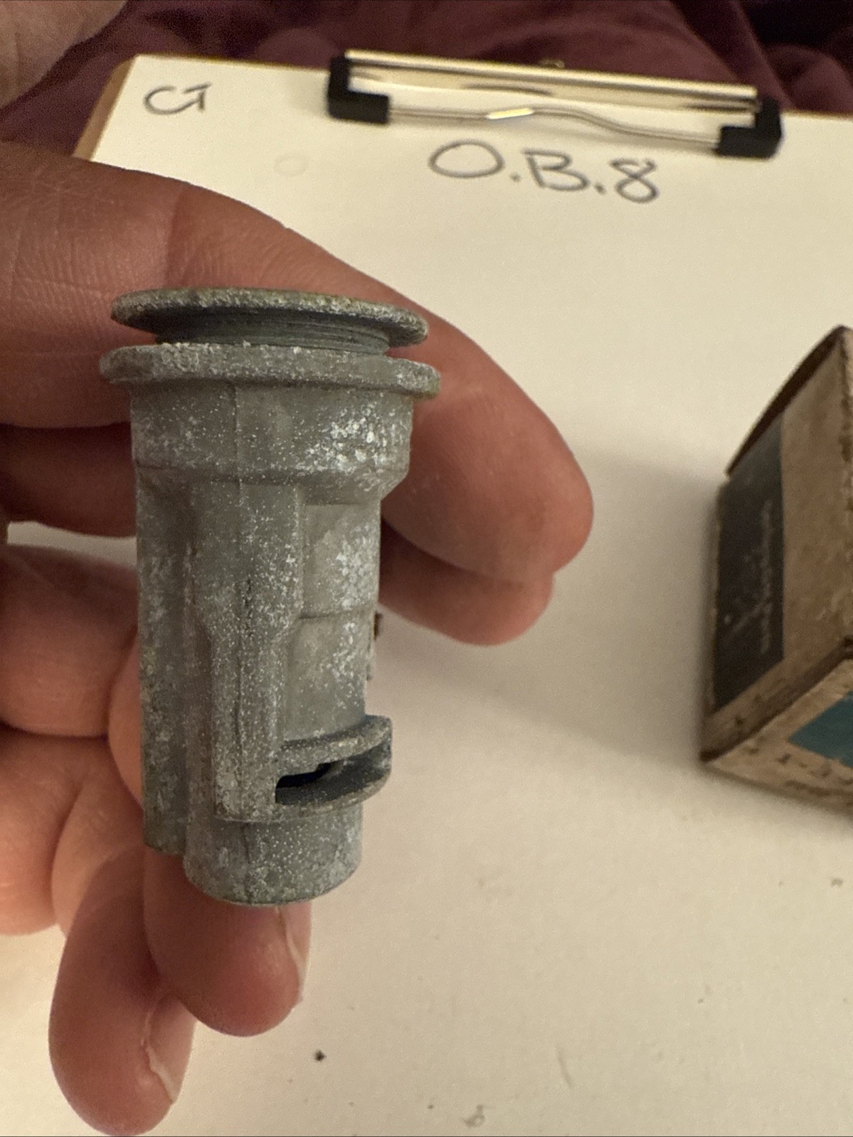 NOS 1970 CHEVROLET CHEVELLE CAMARO GLOVE BOX LOCK CYLINDER CASE 546155 3957092 - Image 5