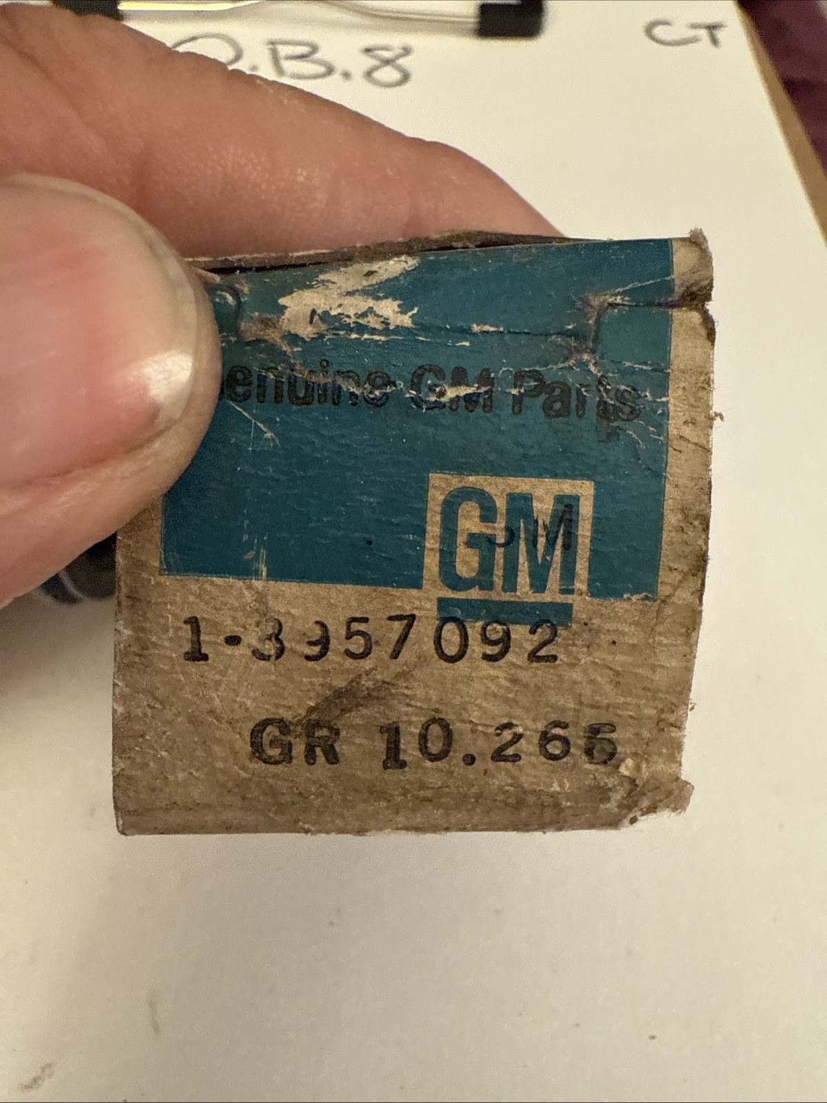 NOS 1970 CHEVROLET CHEVELLE CAMARO GLOVE BOX LOCK CYLINDER CASE 546155 3957092 - Image 6