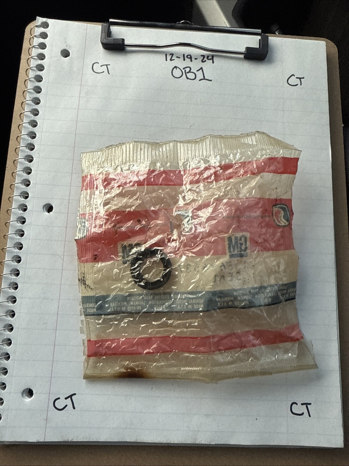 NOS 1974-88 Chevy Pontiac Camaro Firebird 4Sp T10 M20 Gear Shift Seal GM 5696537 - Image 4