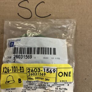 NOS 2: Genuine GM 26031569 Front Drive Axle Shaft Seal OEM *NEW IN PACKAGE*