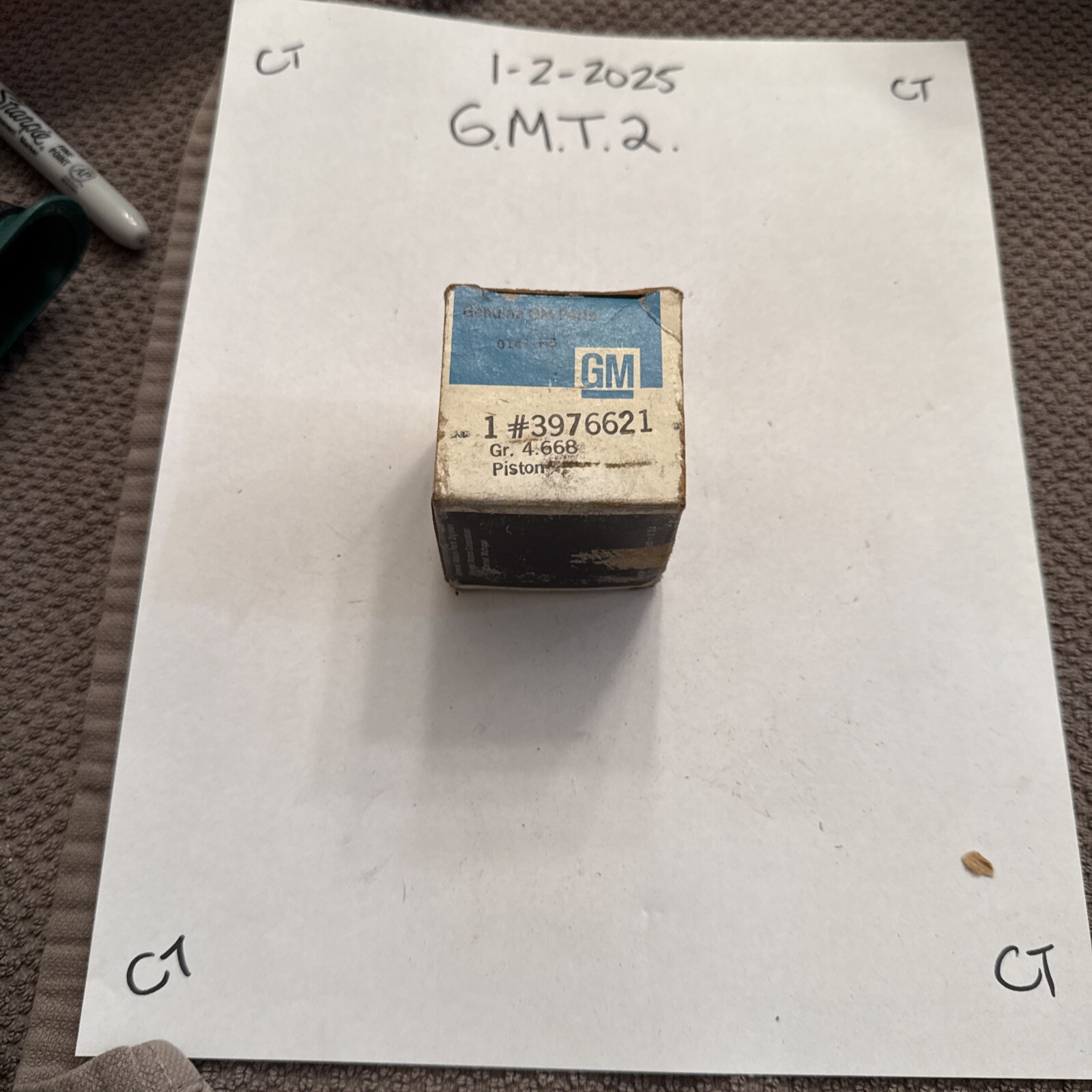 NOS 71 72 73 74 75 MONZA VEGA DISC BRAKE CALIPER PISTON GM# 3976621