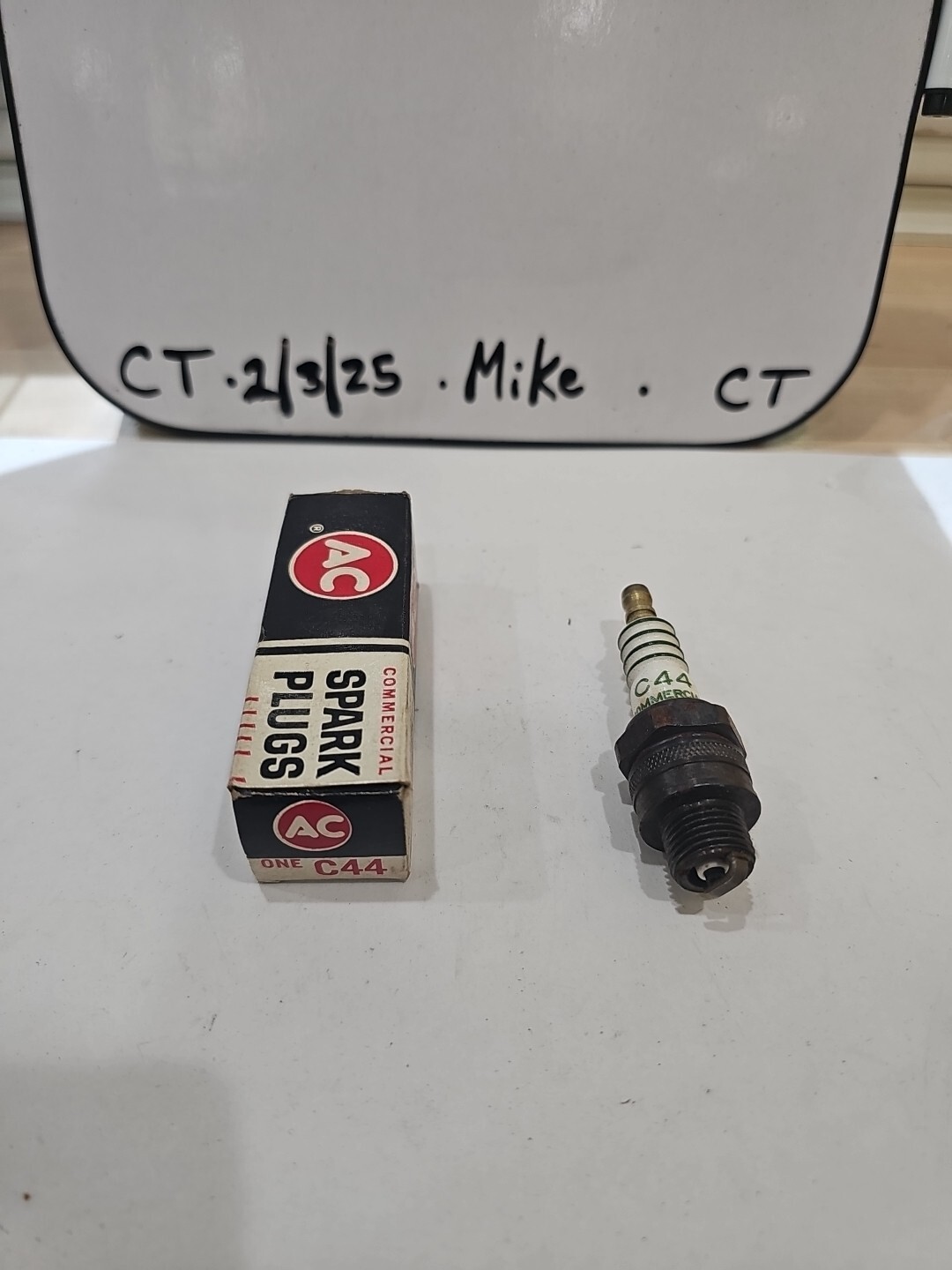 NOS AC Commercial Spark Plug C44, Circa 1970 - Image 4