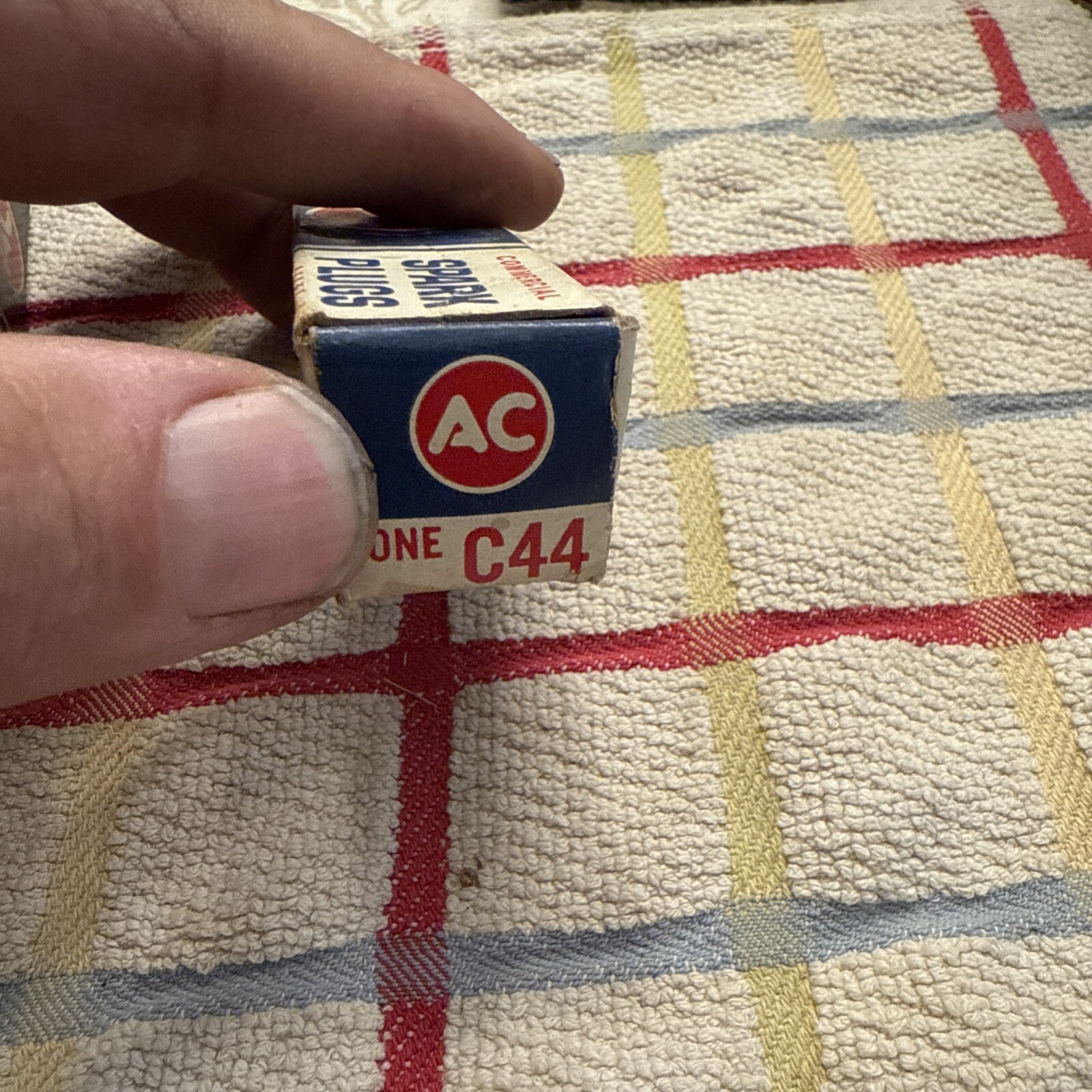 NOS AC Commercial Spark Plug C44, Circa 1970