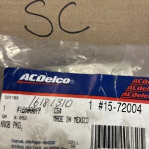 NOS ACDELCO 15-72004 GM AC / Heater Control Knob OEM# 16190017 - QTY4