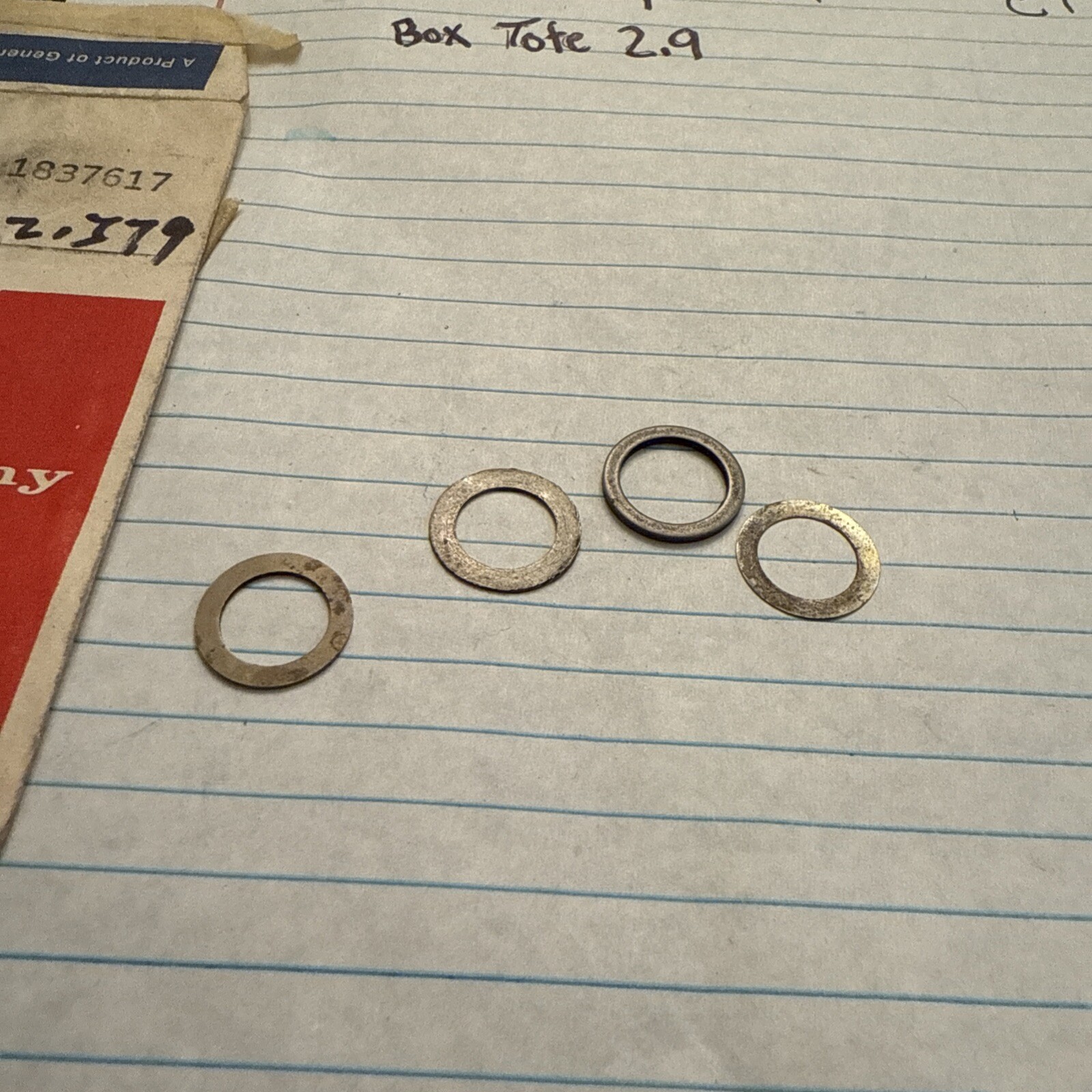 NOS GM DELCO REMY 1837617 1955-1982 DISTRIBUTOR WASHER WEIGHT (4) - Image 3