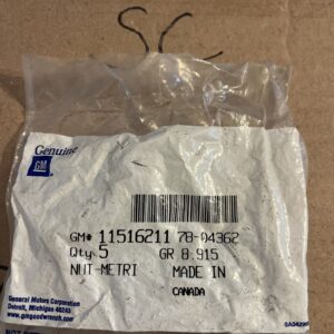 NOS Genuine GM Multi-Purpose Nut 5 qty 11516211