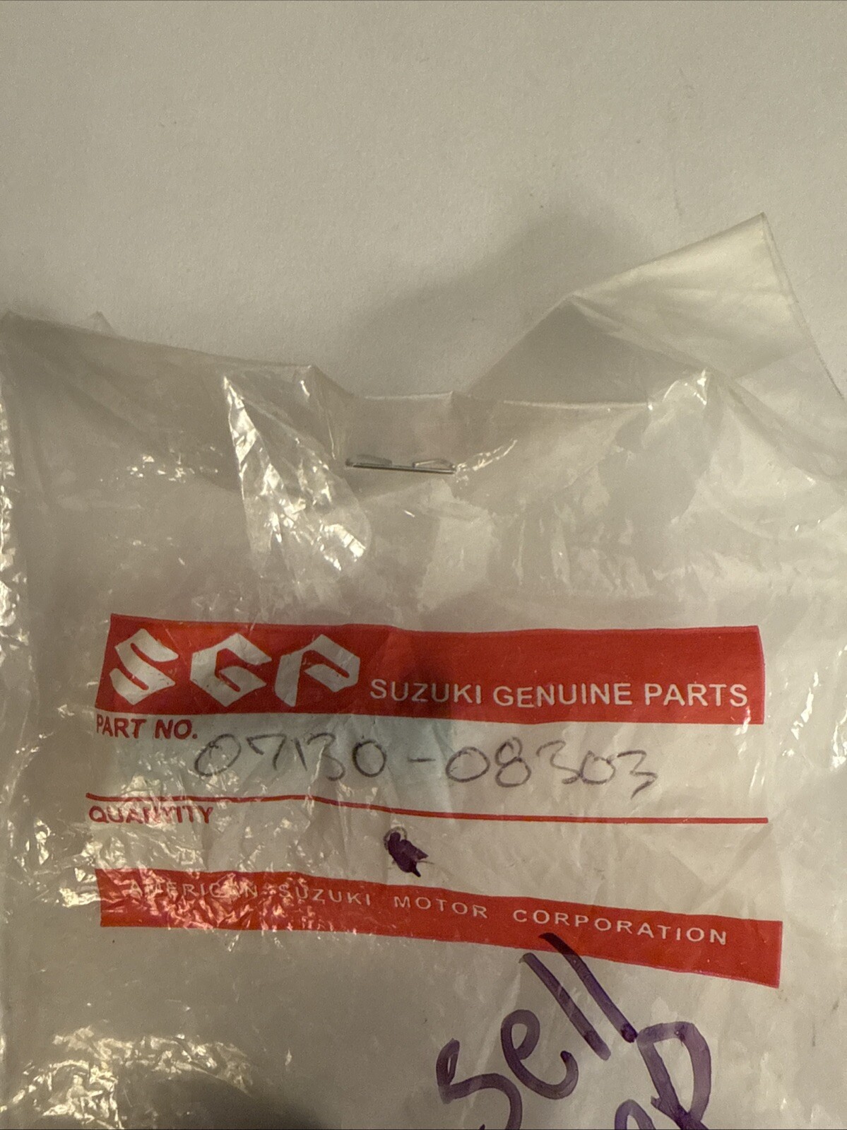 NOS OEM SUZUKI 1983-1998 GS 500 E / VS 700 intruder BOLT 07110-08305|07130-08303 - Image 4