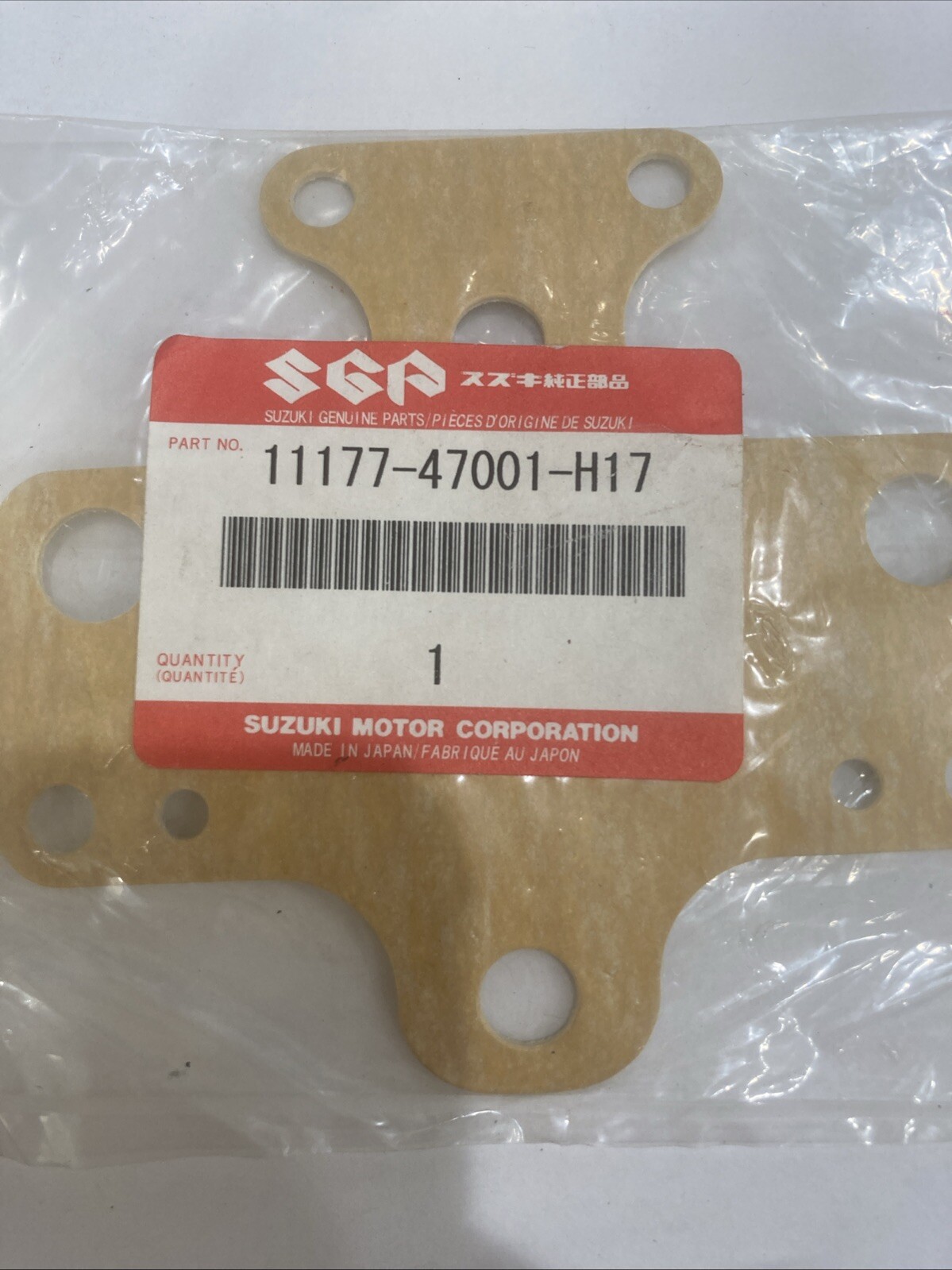 ποΈ NOS OEM Suzuki Gasket 1977-88 GS1100 GS450 11177-47001-H17 - Image 3