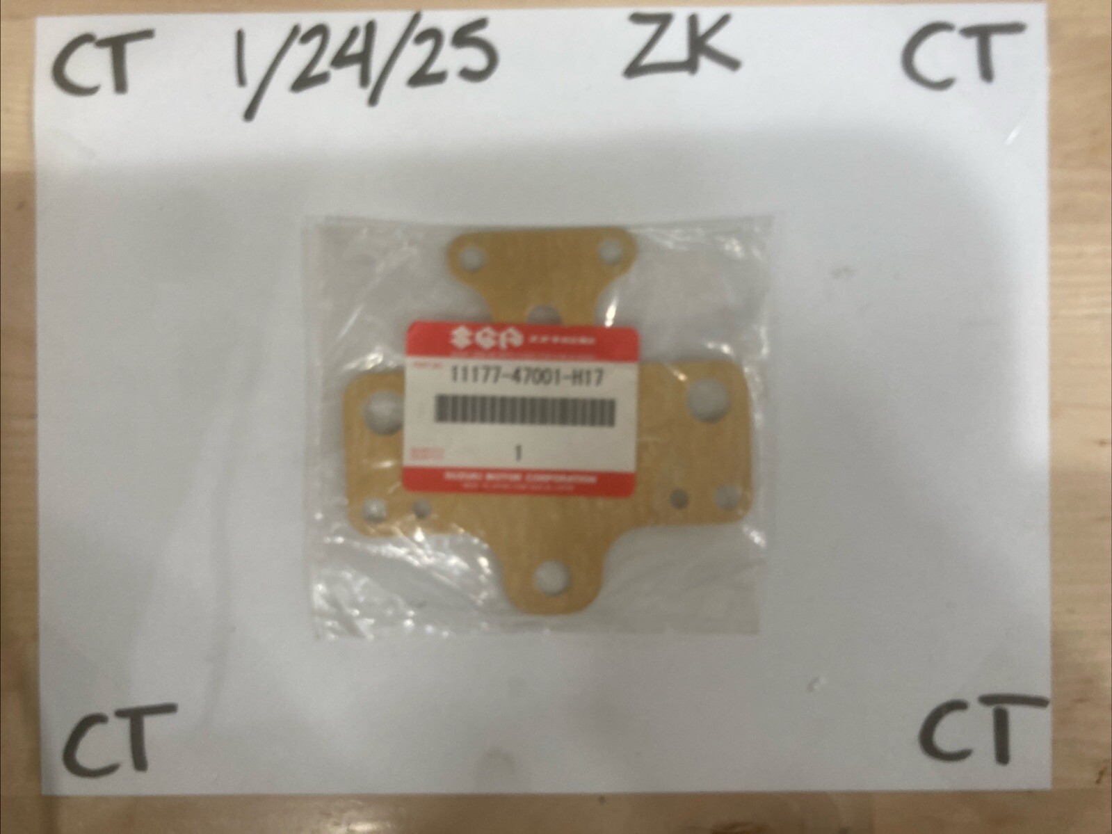 ποΈ NOS OEM Suzuki Gasket 1977-88 GS1100 GS450 11177-47001-H17