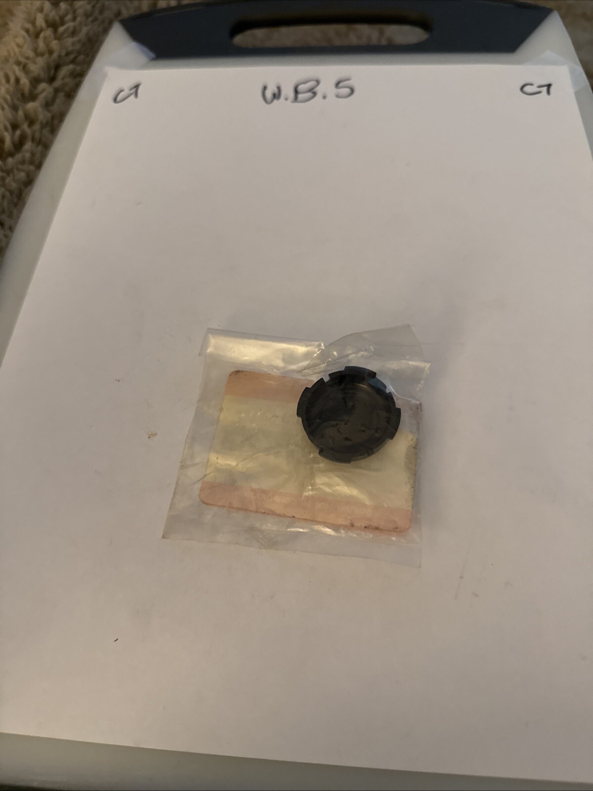 NOS Suzuki 1985-93 LT230 Rear Swingarm Black Cap 61222-13A00-019 - Image 3