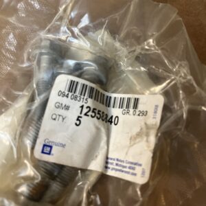 New 5 Pack Genuine GM OEM 12558840 Engine Cylinder Head Bolts