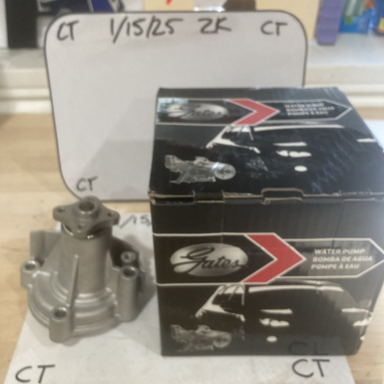 New- Gates 41107 Premium Engine Water Pump For 96-11 Hyundai Kia Accent Rio Rio5