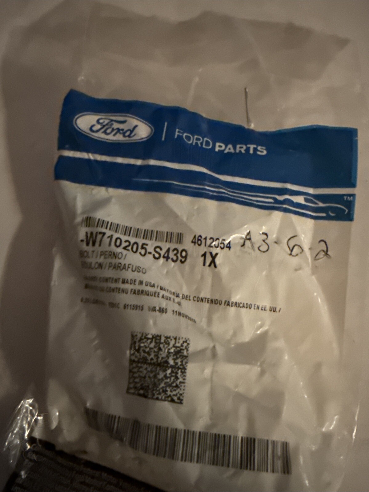 New Genuine Ford Bolt W710205S439 / W710205-S439 OEM - Image 3