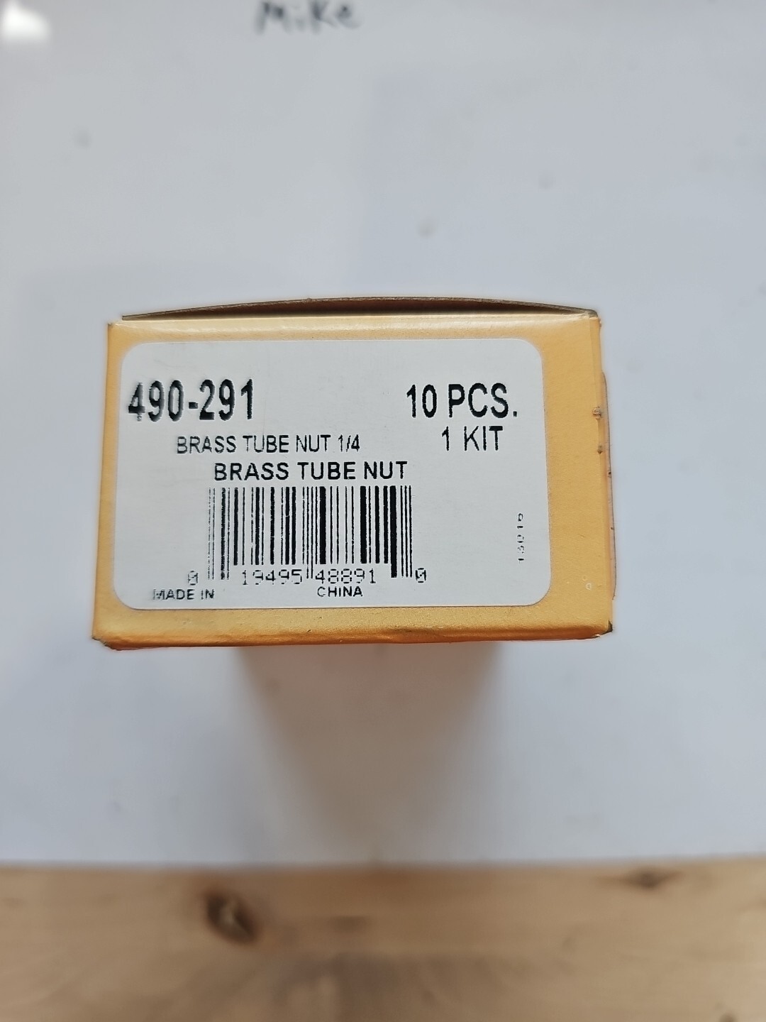 New Genuine Parts 10x Inverted Flare Fitting Dorman 490-291 Brass Tube Nut 1/4”