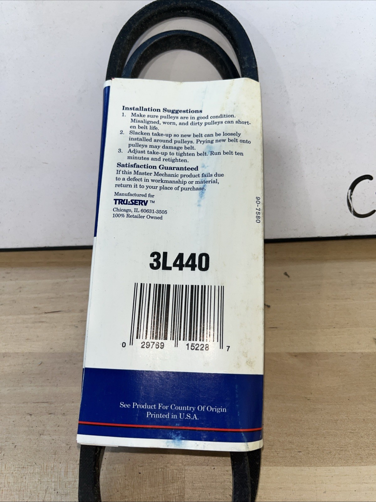 New Master Mechanic 3L440 Replacement Belt 3/8" x 44" V Belt 114983 - Image 4