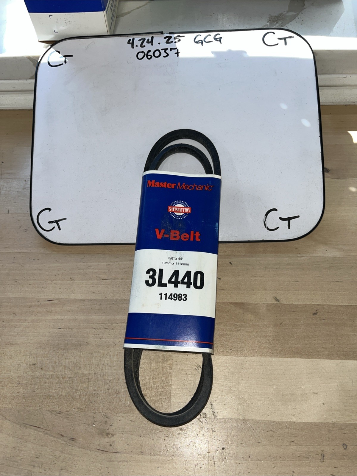 New Master Mechanic 3L440 Replacement Belt 3/8" x 44" V Belt 114983