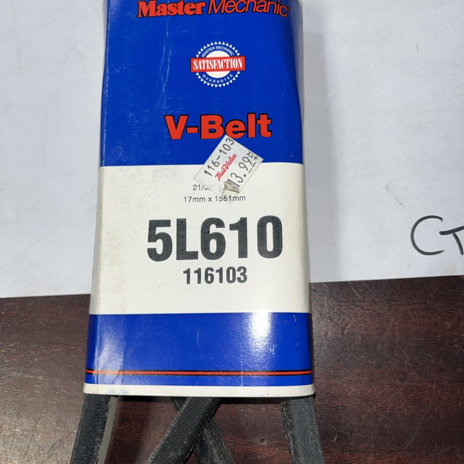 New Master Mechanic 5L610 Replacement Belt 21/32" x 61" V Belt 116103 - Image 3