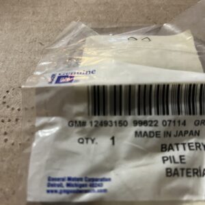 New Nos Oem Gm Entry Transmitter Battery Part # 12493150