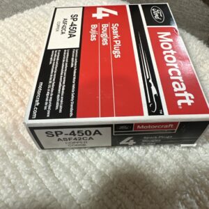 New OEM Ford Box of 4 Spark Plugs ASF-42CA, Motorcraft SP-450A