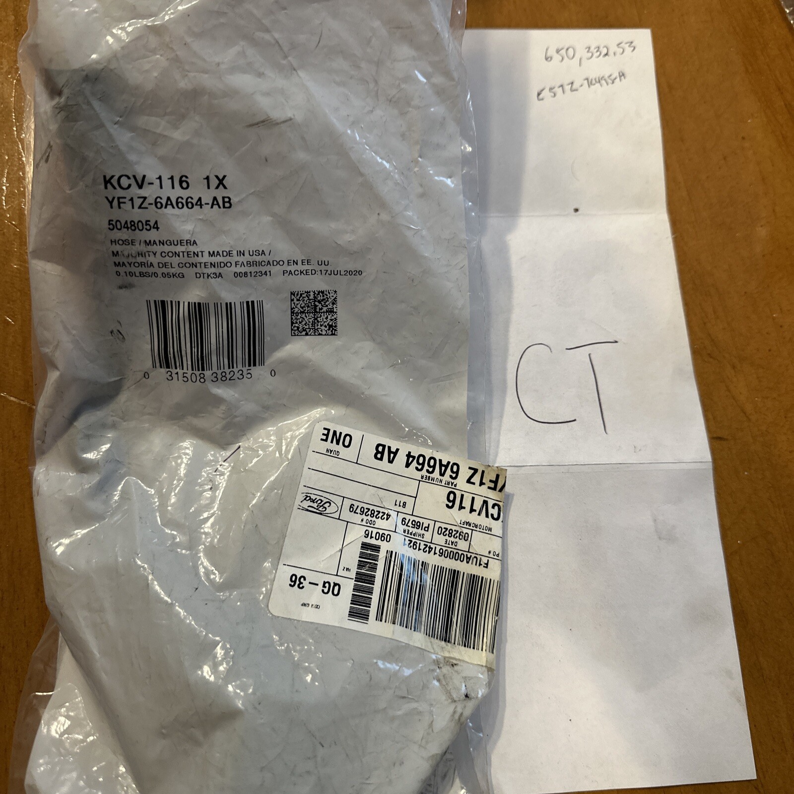 New OEM Genuine Ford PCV Connector Hose Tube 2002-2008 Ranger YF1Z-6A664-AB