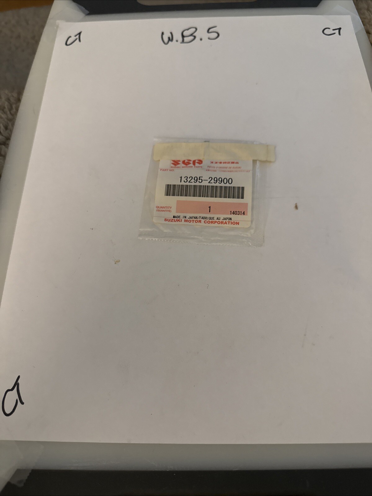 New OEM Suzuki 13295-29900 O Ring