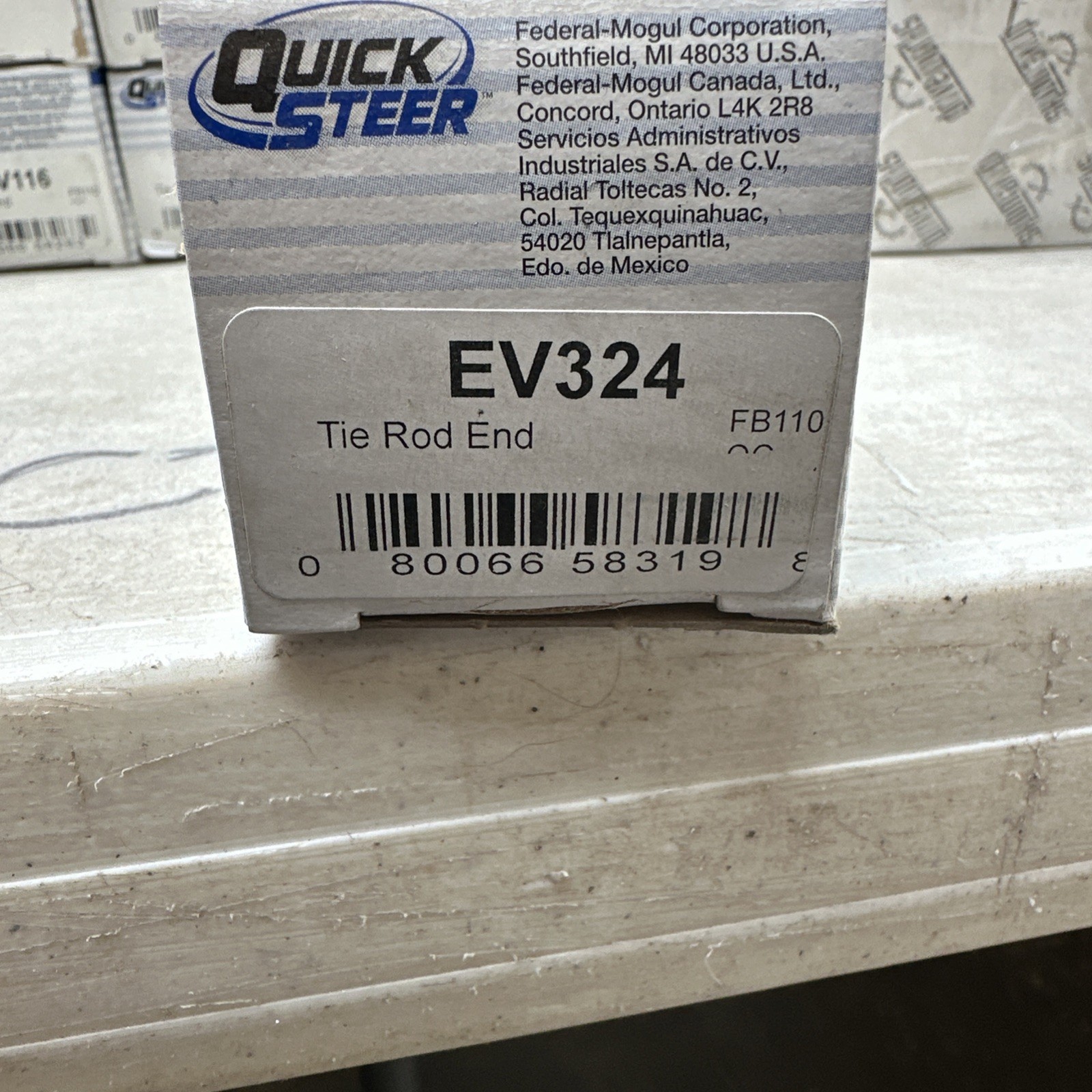 New Quick Steer EV324 Steering Tie Rod End ES3174 - Image 3