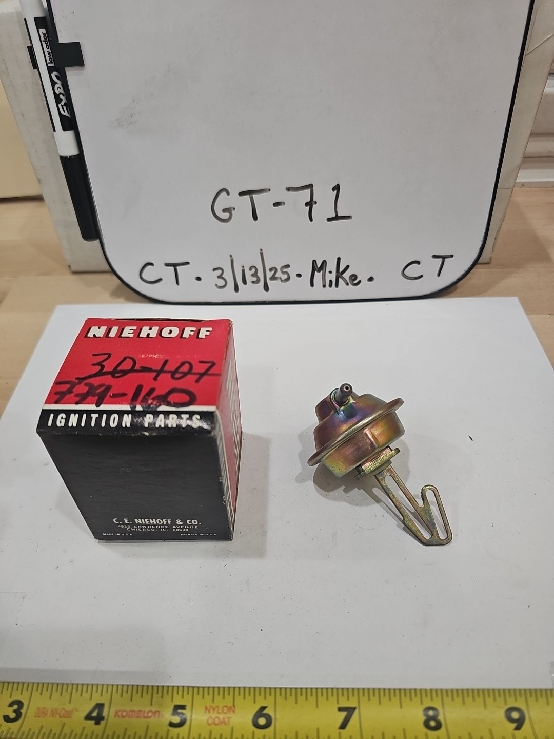 Niehoff choke pull off (GP SORENSEN 779-160 / Standard CPA439)