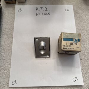 Nos gm 1968-82 Camaro Sport Remote Mirror Bezel gm# 1387797