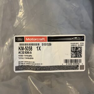 OEM Genuine Ford Motorcraft Upper Radiator Hose KM-5058, AC3Z-8260-A