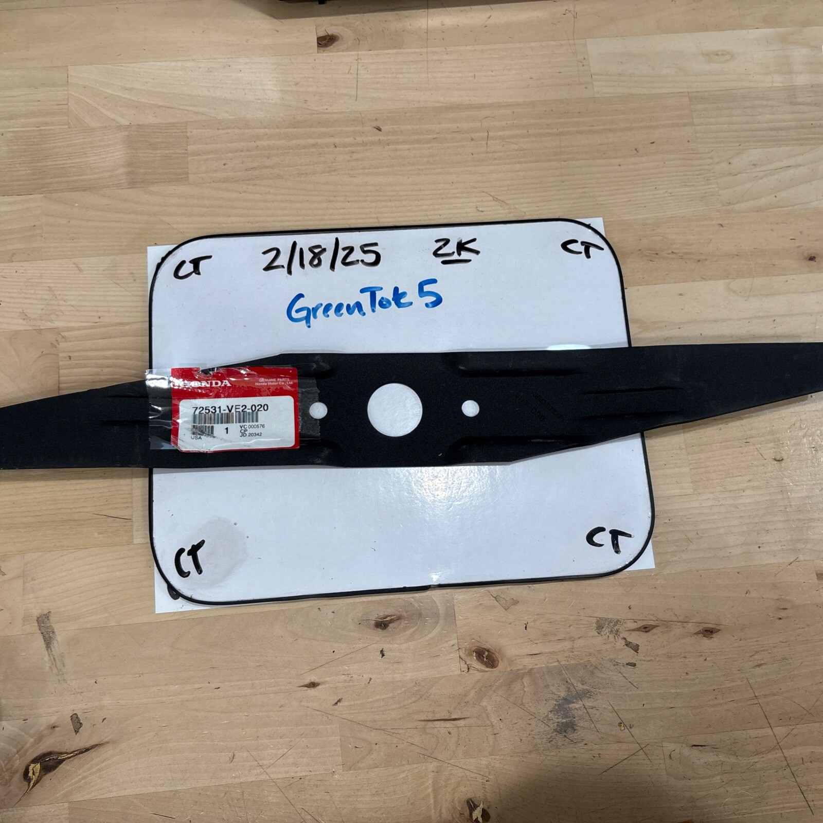 OEM Honda 72531-VE2-020 Mower Blade