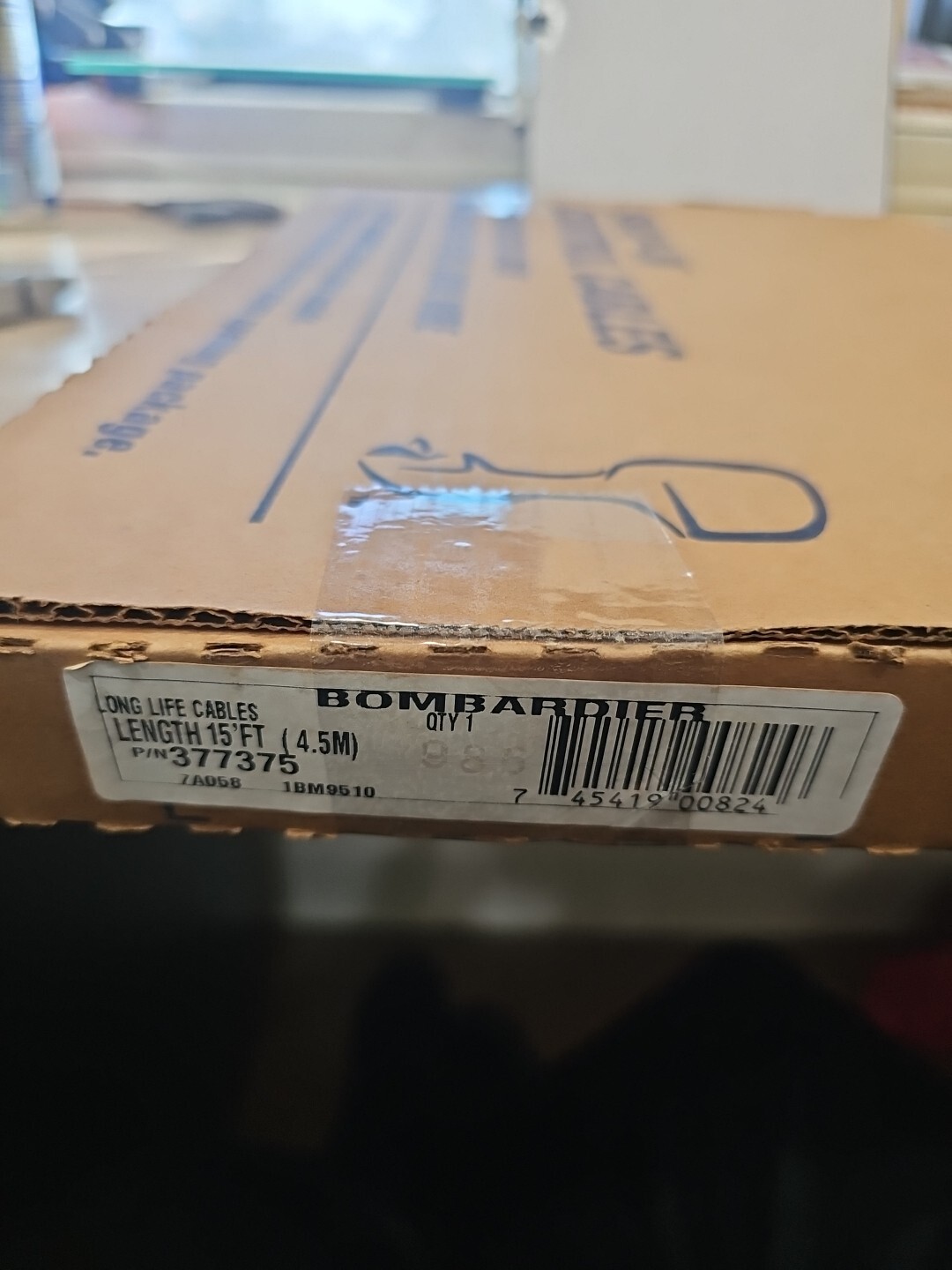 OMC Johnson Evinrude 377375, 15 Foot Stern drive Cable, OEM NOS, CS - Image 3