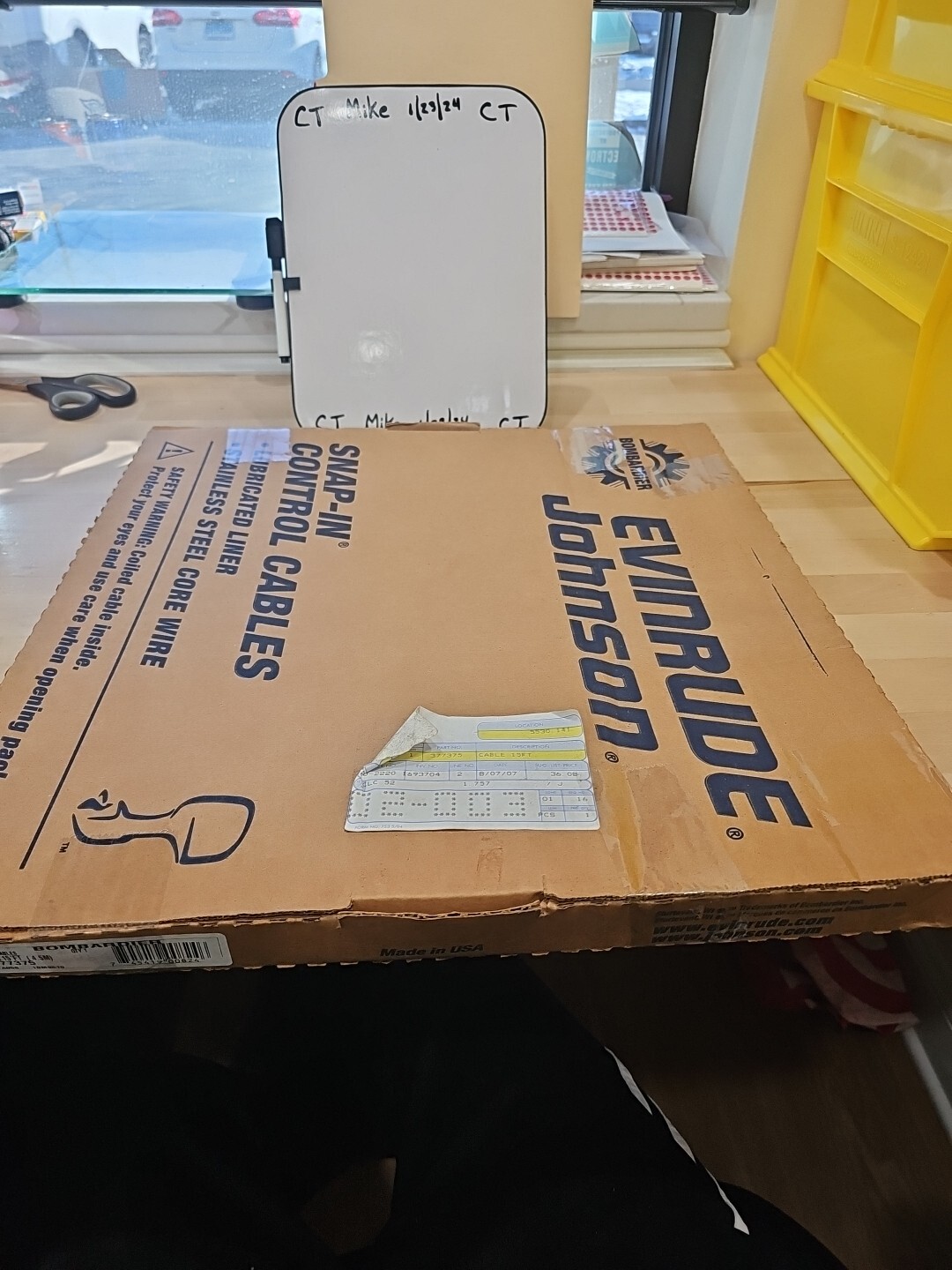 OMC Johnson Evinrude 377375, 15 Foot Stern drive Cable, OEM NOS, CS