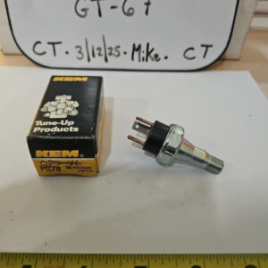 Oil Pressure Switch 76-77 Pontiac Chevy KEM PS78