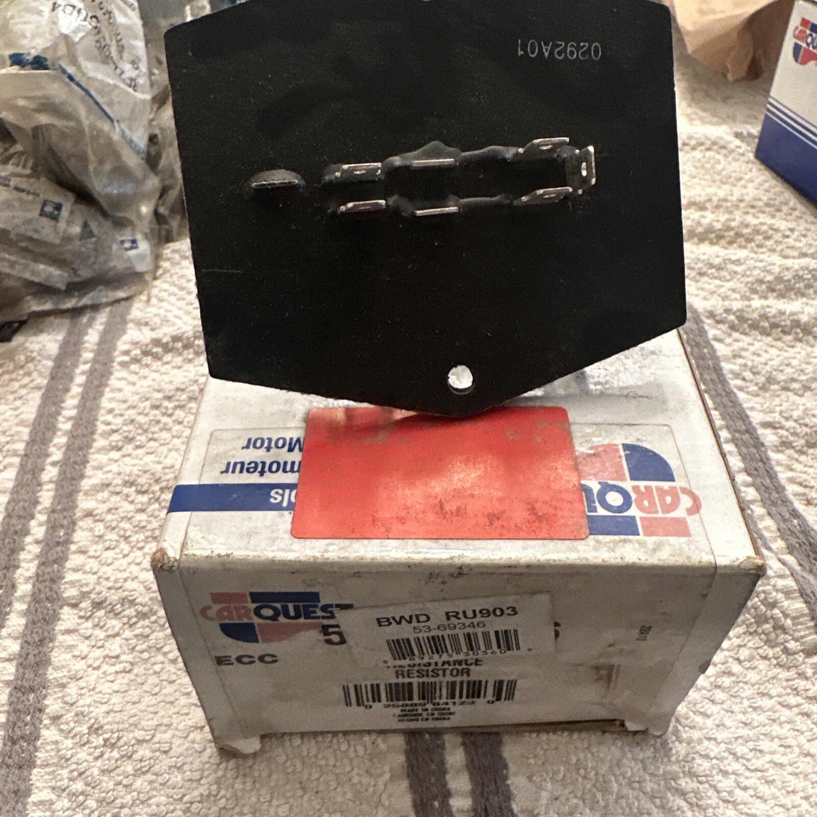 One New Standard Ignition HVAC Blower Motor Resistor RU59 Ru903 Car Quest - Image 3