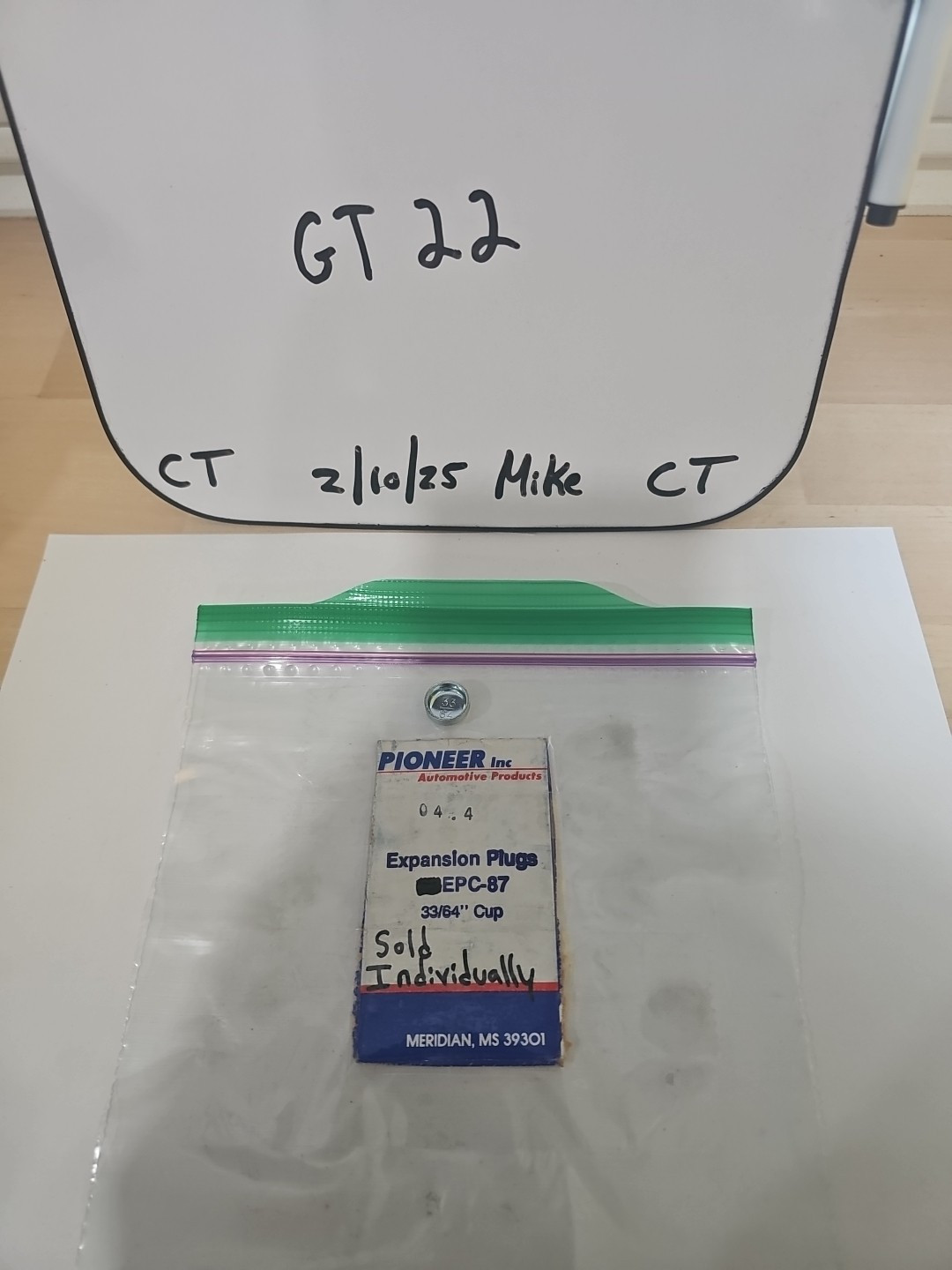 PIONEER 33/64" 13mm EPC-87 Steel Deep Cup Engine Expansion Freeze Plug