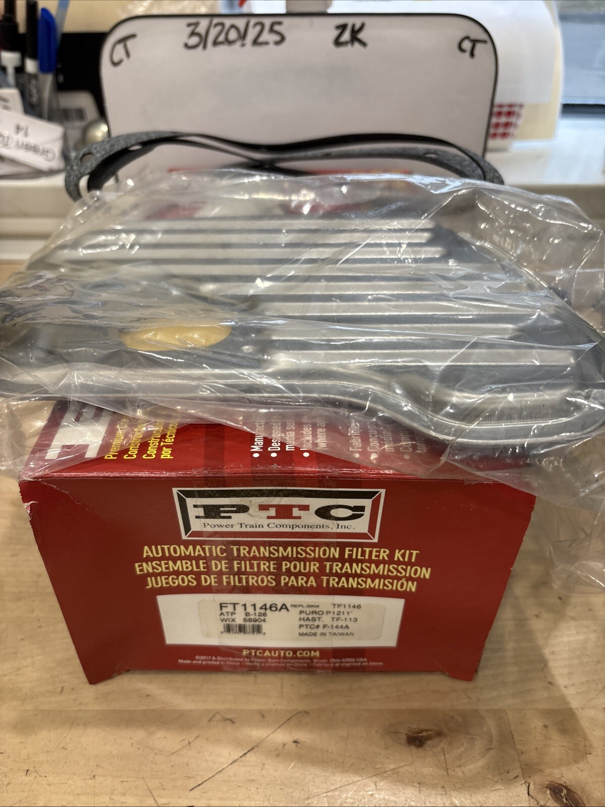 PTC Auto Transmission Filter FT1146A (F-144A)