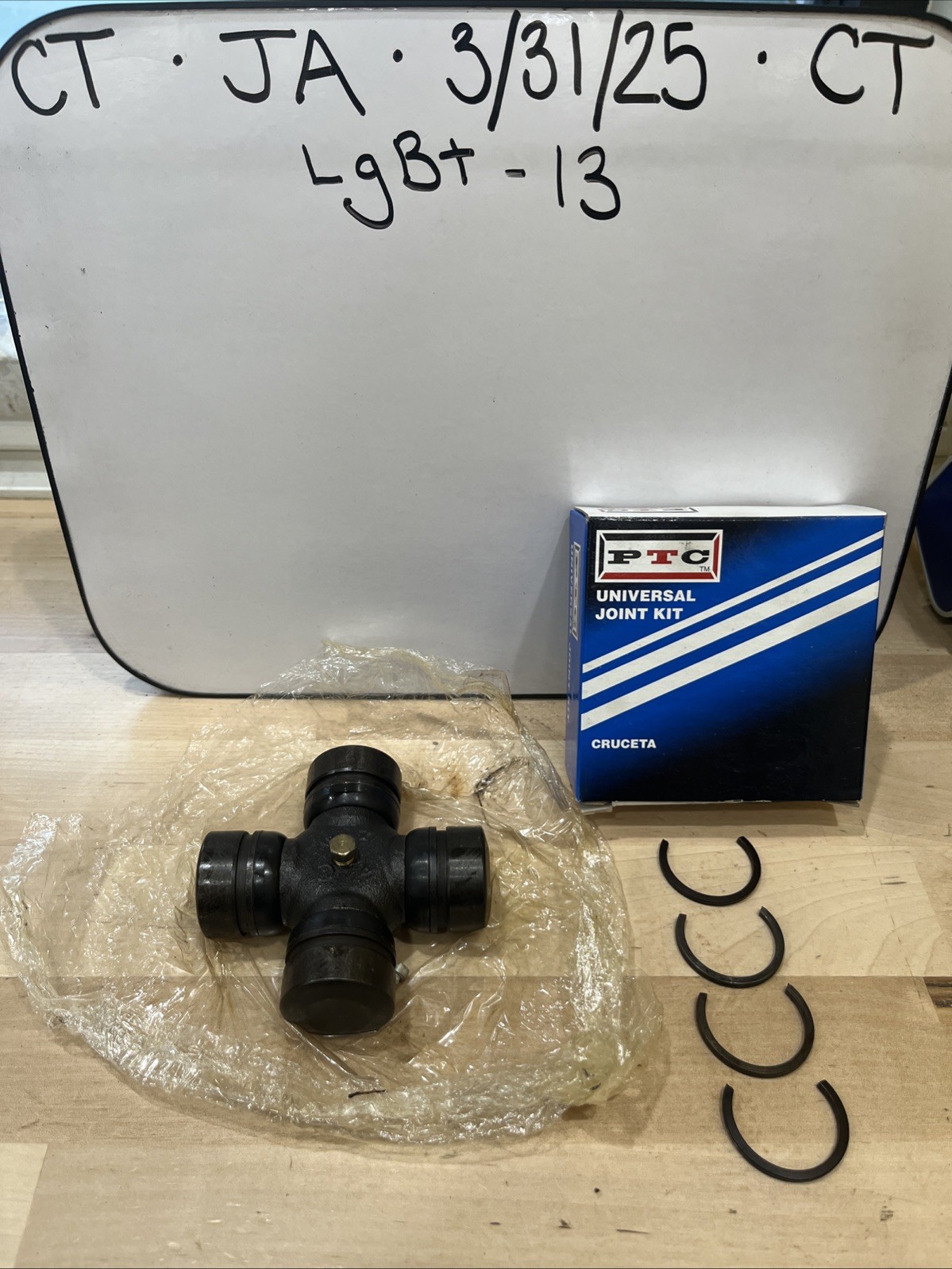 PTC Universal Joint Kit PT 377 Replaces Spicer 5-297-1X Replaces Precision 497SJ