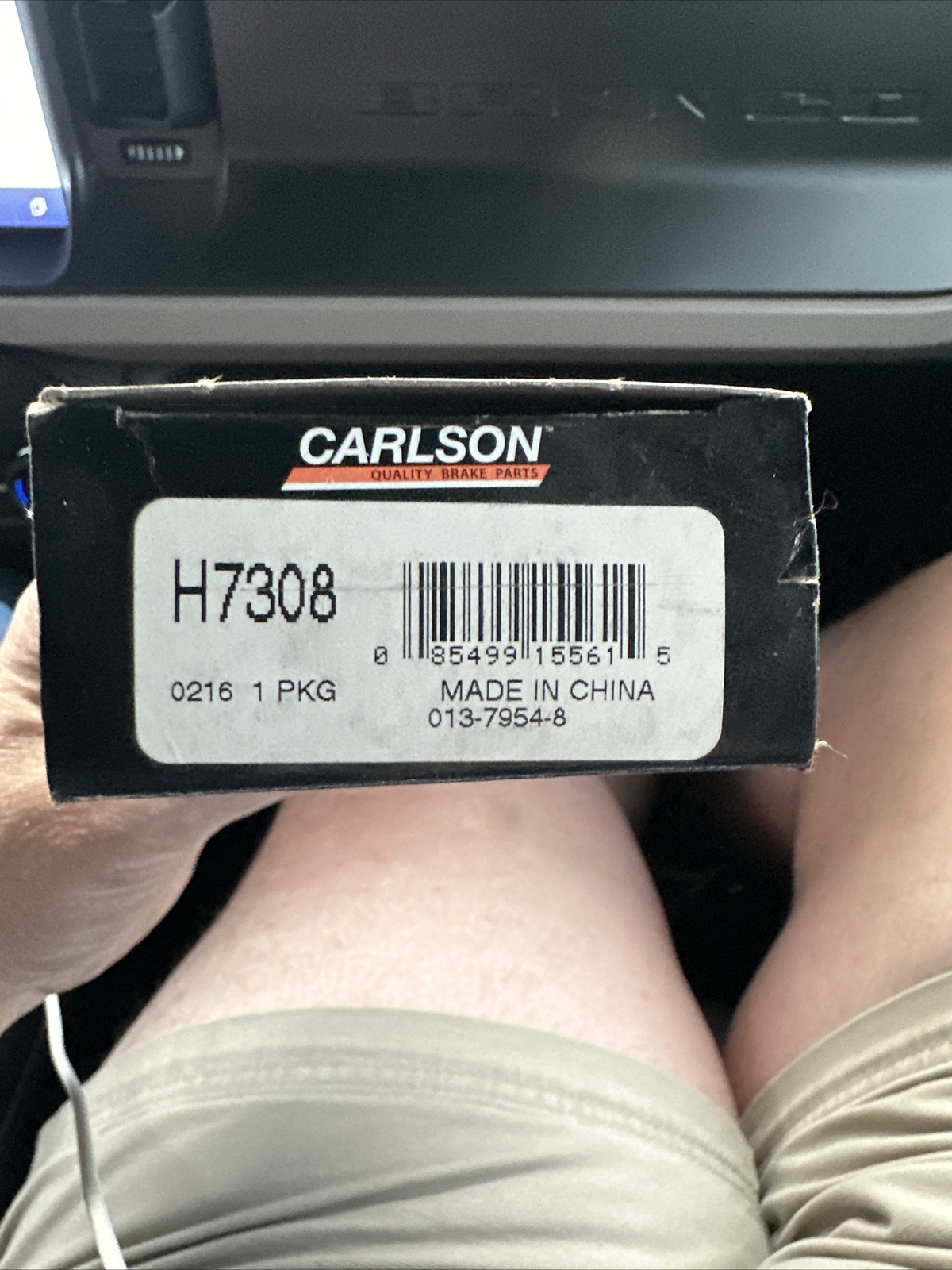 Parking Brake Hardware Kit Rear Carlson H7308