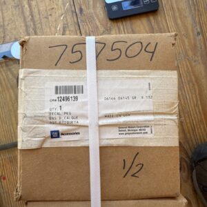 Part No. 12496139 - DECAL PKG,BODY SI *SILVER)(INST