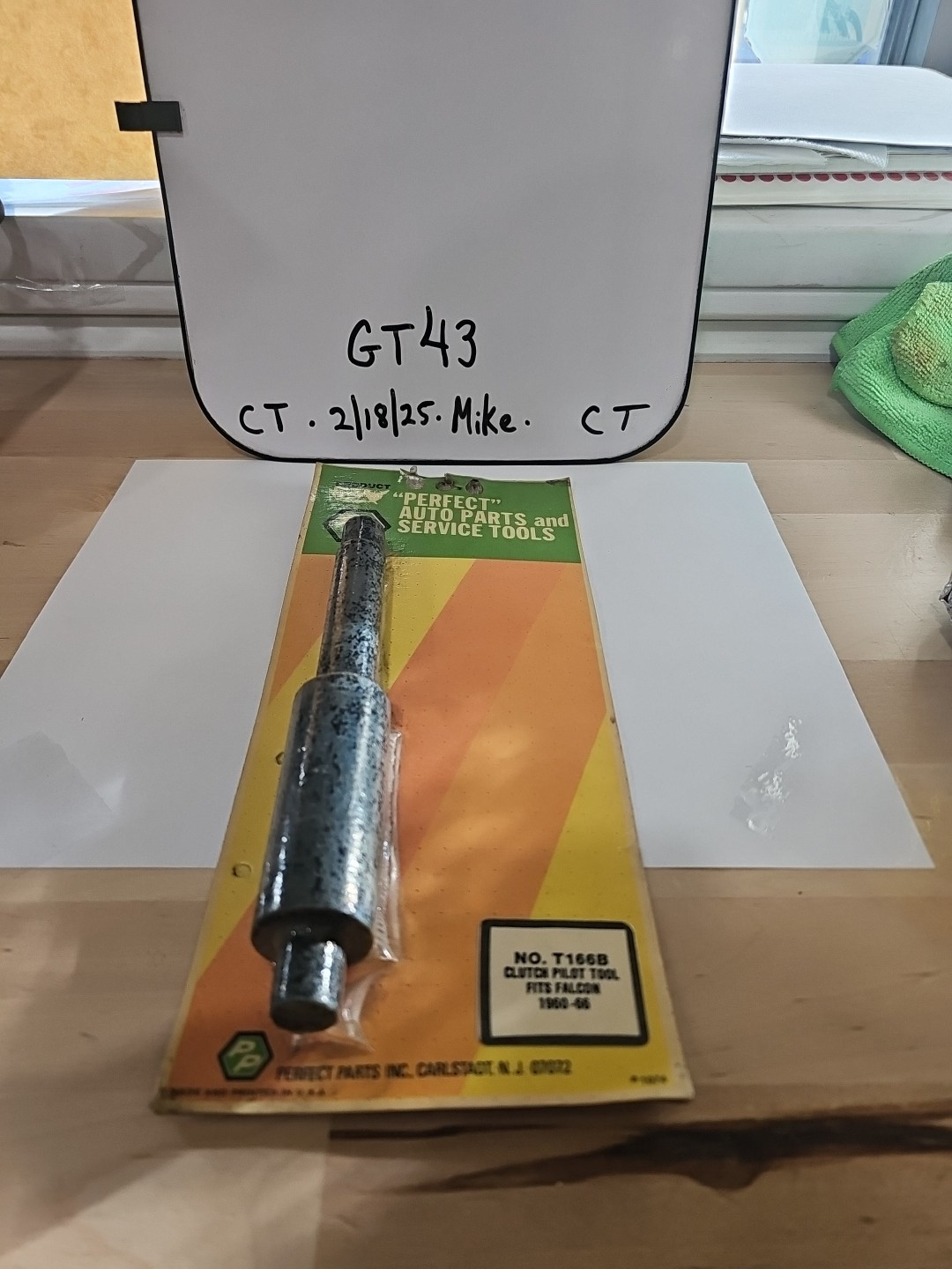 Perfect Auto Parts Clutch Pilot Tool No. T166B Fits 60-66 Falcon Vintage