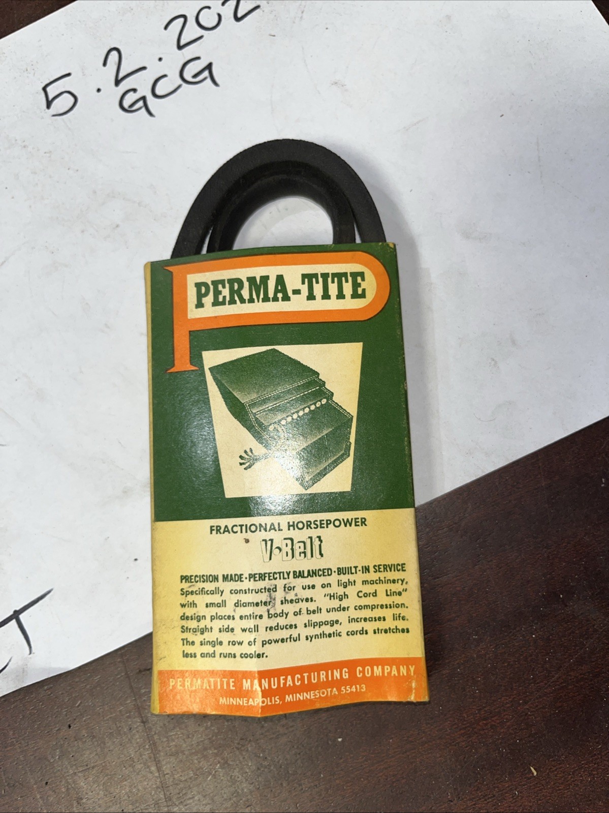 Permatite V Belt 3L250 - Image 4