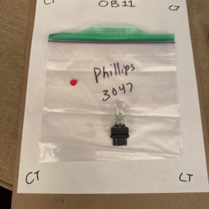 Phillips 3047LLCP LongerLife Miniature 3047 Tail Light Bulb