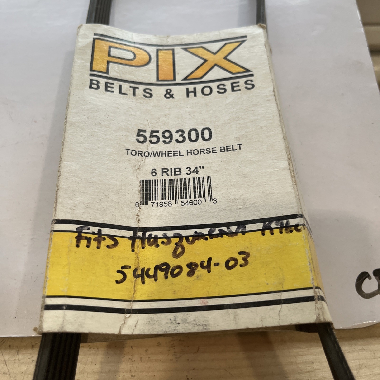 Pix 559300 Belt Made With Kevlar Compatible Wtih Toro 55-9300 ( 6 Rib ) - Image 3