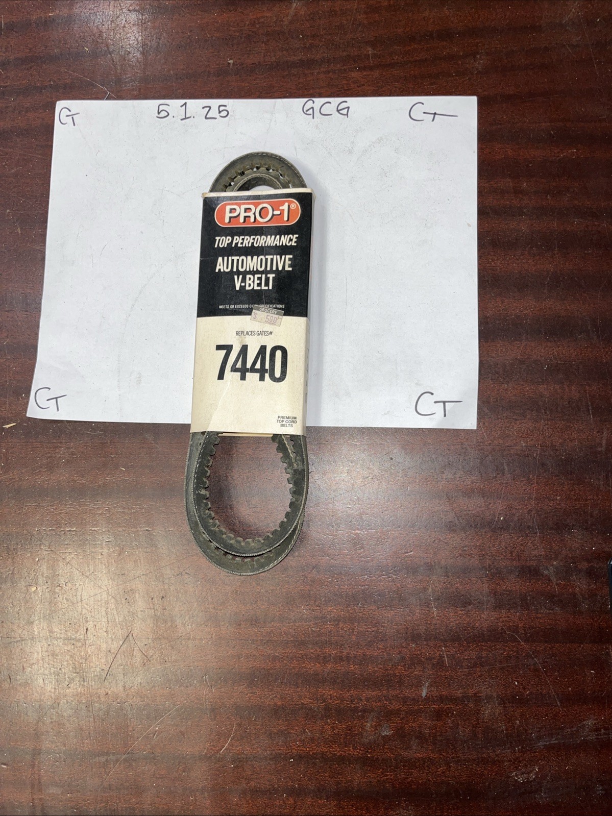 Pro 1 Top Performance Automotive V Belt 7440