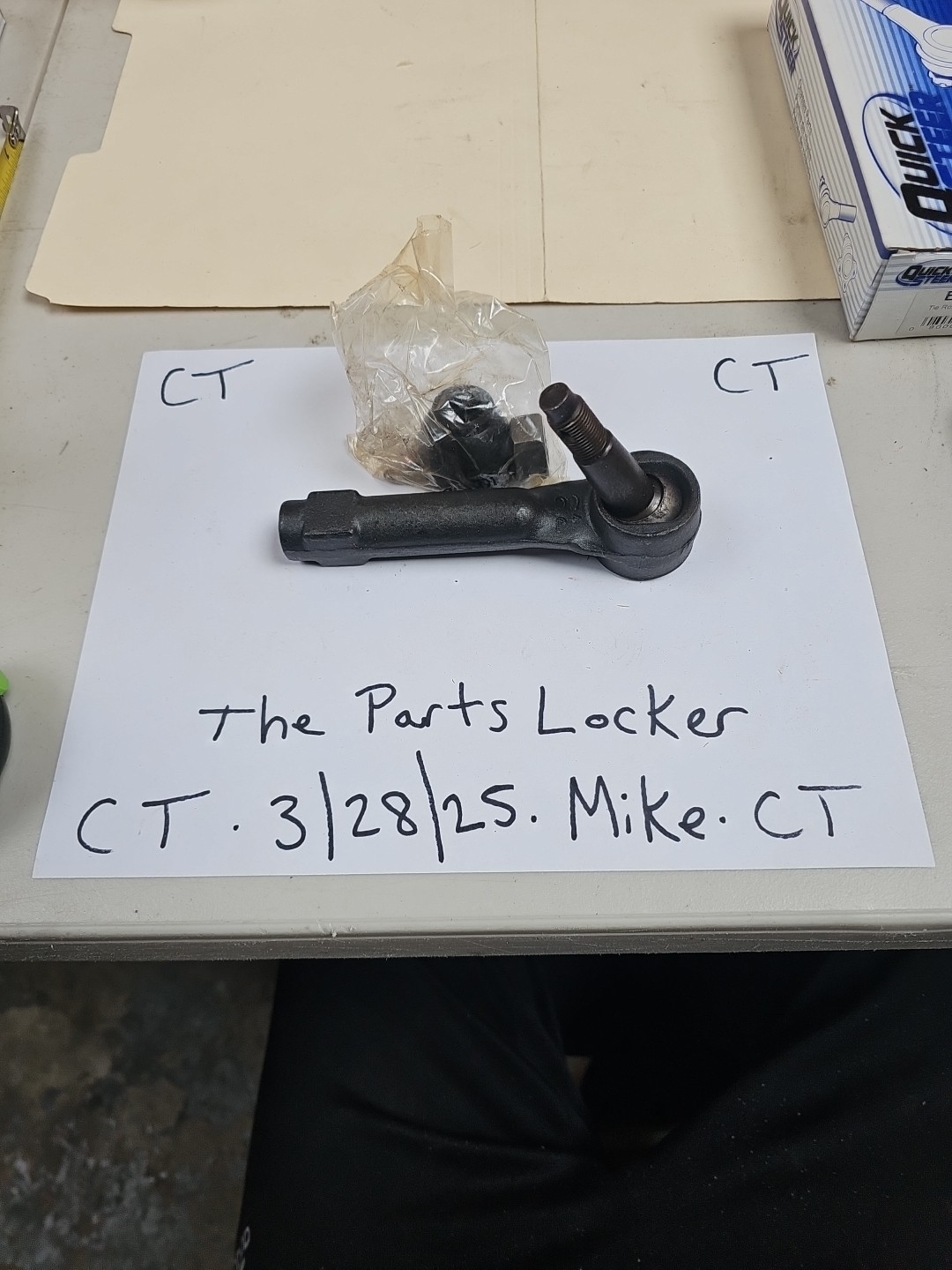 Quick Steer ES2128RL Steering Tie Rod End For Select 78-81 Ford Mercury Models