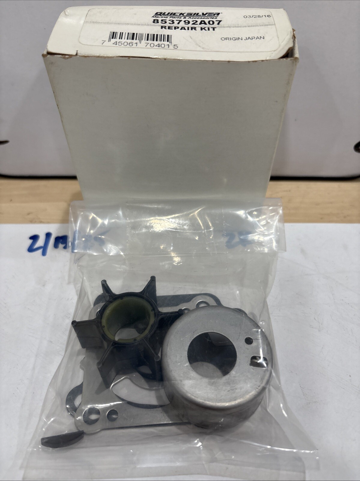 Quicksilver Water Pump Repair Kit 853792A07 - Image 3
