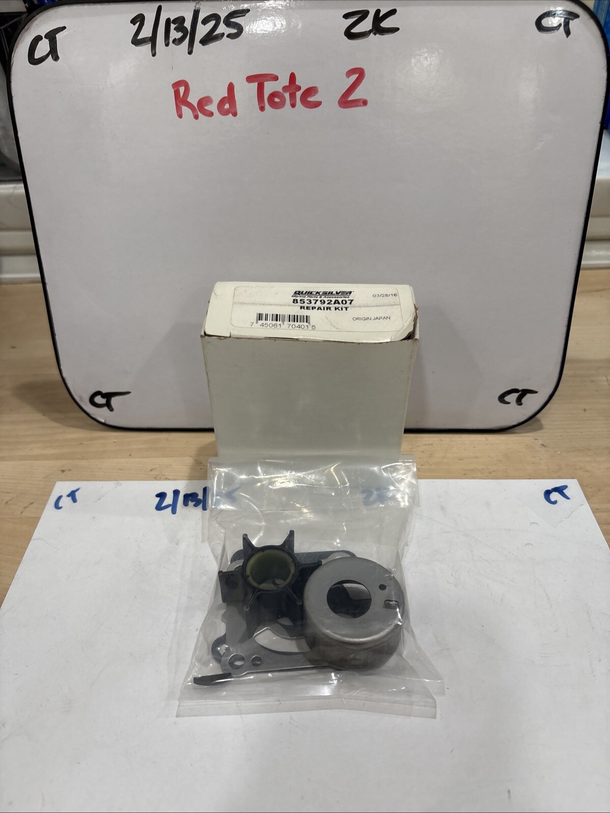 Quicksilver Water Pump Repair Kit 853792A07