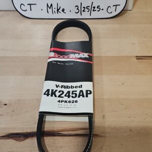 Roadmax 4K245AP Serpentine Belt - 0.56" X 24.215" - 4 Ribs